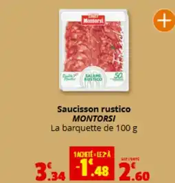 Coccimarket MONTORSI Saucisson rustico offre