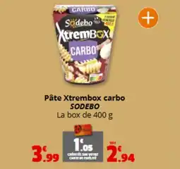 Coccimarket SODEBO Pâte Xtrembox carbo offre