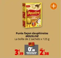 Coccimarket MOUSLINE Purée façon dauphinoise offre