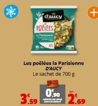 Coccimarket D'AUCY Les poêlées la Parisienne offre