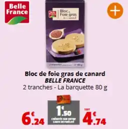 Coccimarket BELLE FRANCE Bloc de foie gras de canard offre