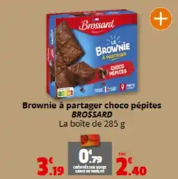 Coccimarket BROSSARD Brownie à partager choco pépites offre