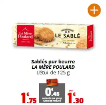 Coccimarket LA MÈRE POULARD Sablés pur beurre offre