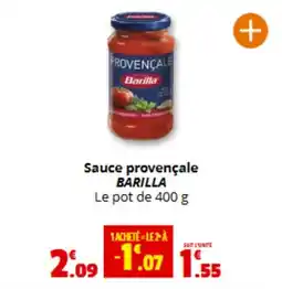 Coccimarket BARILLA Sauce provençale offre