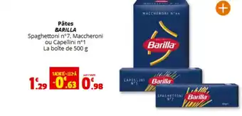 Coccimarket BARILLA Pâtes offre