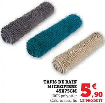 Hyper U Tapis de bain microfibre offre