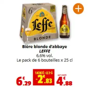 Coccimarket LEFFE Bière blonde d'abbaye offre