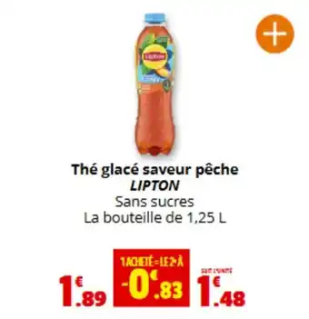 Coccimarket LIPTON Thé glacé saveur pêche offre