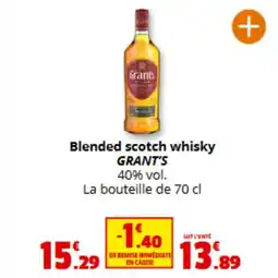 Coccimarket GRANT'S Blended scotch whisky offre