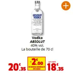 Coccimarket ABSOLUT Vodka offre