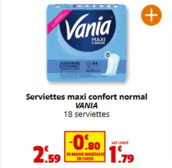 Coccimarket VANIA Serviettes maxi confort normal offre