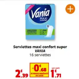 Coccimarket VANIA Serviettes maxi confort super offre