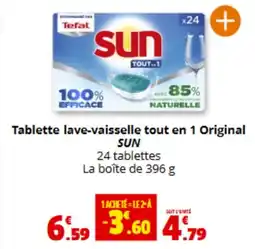 Coccimarket SUN Tablette lave-vaisselle tout en 1 Original offre