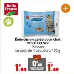 Coccimarket BELLE FRANCE Émincés en gelée pour chat offre