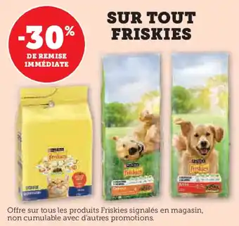 Hyper U Sur tout friskies offre