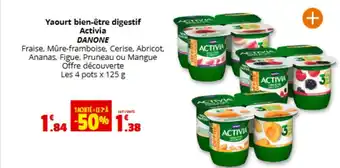 Coccinelle Express DANONE Yaourt bien-être digestif Activia offre