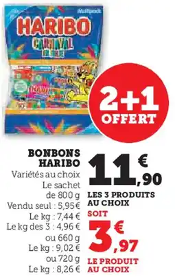 Hyper U Bonbons haribo offre