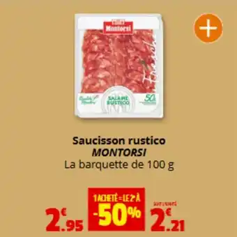 Coccinelle Express MONTORSI Saucisson rustico offre