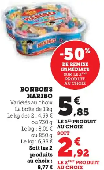 Hyper U Bonbons haribo offre