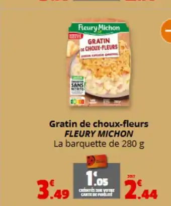 Coccinelle Express FLEURY MICHON Gratin de choux-fleurs offre