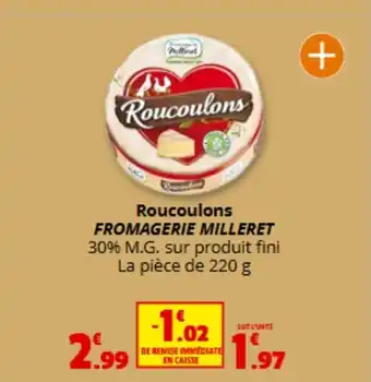 Coccinelle Express FROMAGERIE MILLERET Roucoulons offre