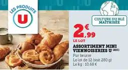 Hyper U Assortiment mini viennoiseries u offre