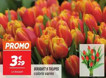 Netto Bouquet 9 tulipes offre