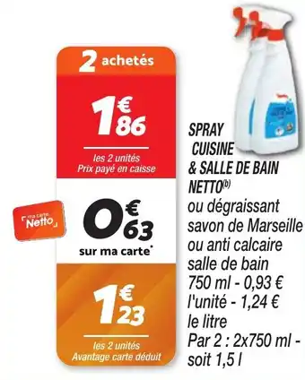 Netto Spray cuisine & salle de bain netto offre