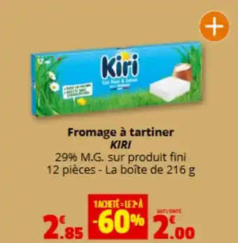 Coccinelle Express KIRI Fromage à tartiner offre