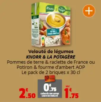 Coccinelle Express KNORR & LA POTAGÈRE Velouté de légumes offre