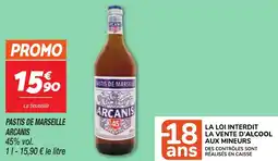 Netto Pastis de marseille arcanis offre