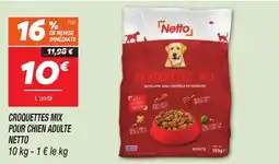 Netto Croquettes mix pour chien adulte netto offre