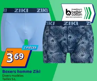 Action Boxers homme Ziki offre