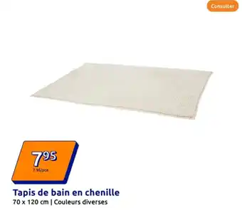 Action Tapis de bain en chenille offre