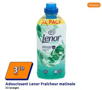 Action Adoucissant Lenor Fraîcheur matinale offre