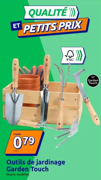 Action Outils de jardinage Garden Touch offre