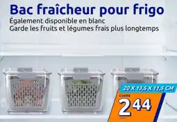 Action Bac fraîcheur pour frigo offre