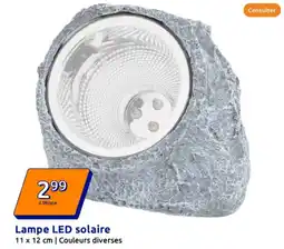 Action Lampe LED solaire offre