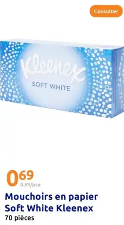 Action Mouchoirs en papier Soft White Kleenex offre