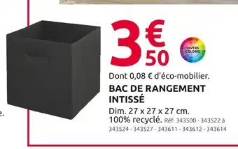 Mr Bricolage Bac de rangement intissé offre