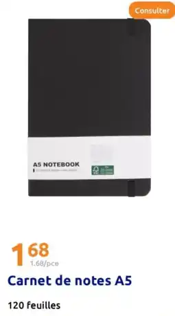 Action Carnet de notes A5 offre