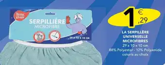 Stokomani Home Staff La serpillère universelle microfibres offre