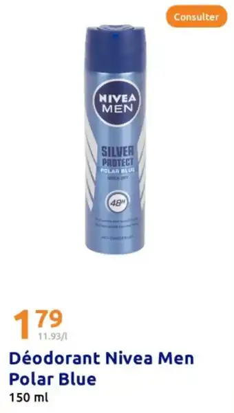 Action Déodorant Nivea Men Polar Blue offre