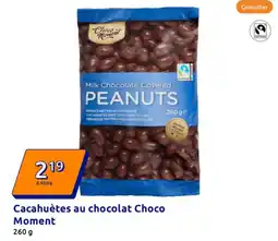 Action Cacahuètes au chocolat Choco Moment offre