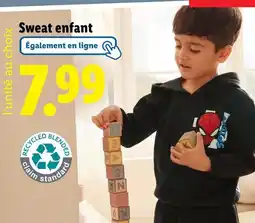 Lidl Marvel / Spiderman Sweat enfant offre