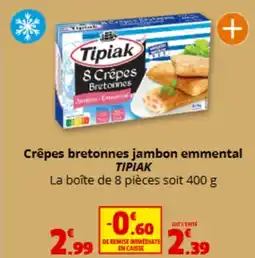 Coccinelle Express TIPIAK 8 Crêpes Bretonnes Jambon-Enmantal offre