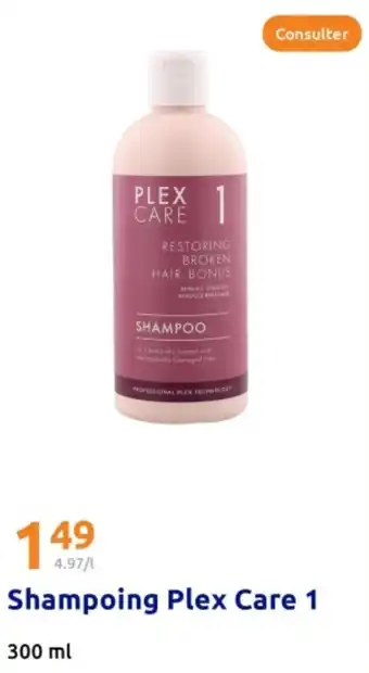 Action Shampoing Plex Care 1 offre