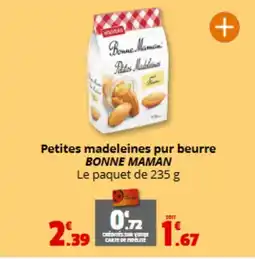 Coccinelle Express BONNE MAMAN Petites madeleines pur beurre offre