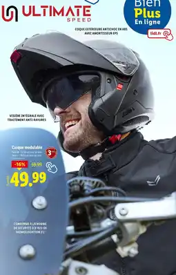 Lidl ULTIMATE SPEED Casque modulaire offre