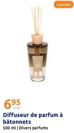 Action Diffuseur de parfum à bâtonnets offre